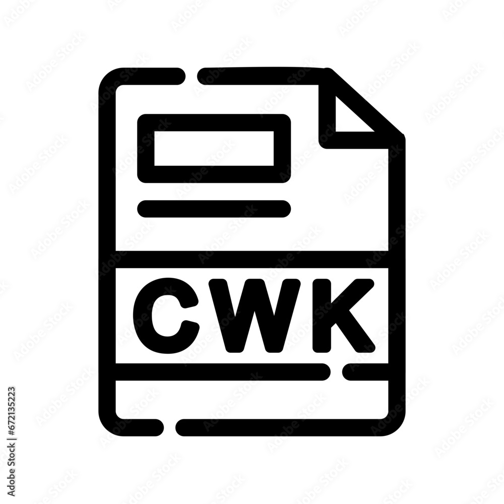 CWK Icon - obrazy, fototapety, plakaty 