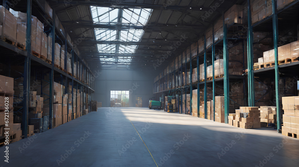 Gigantic Warehouse: The Storage Facility Chronicles. Generative AI.