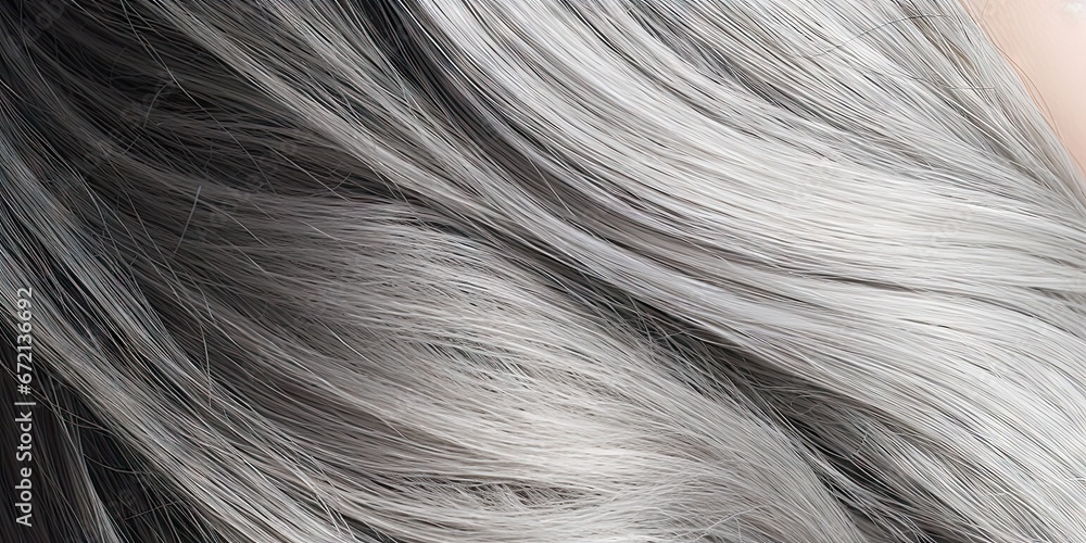 Naklejka premium Elegant textured designs. Exploring modern abstract hair in white and grey tones. Artistic textile textures. Abstract for backdrops