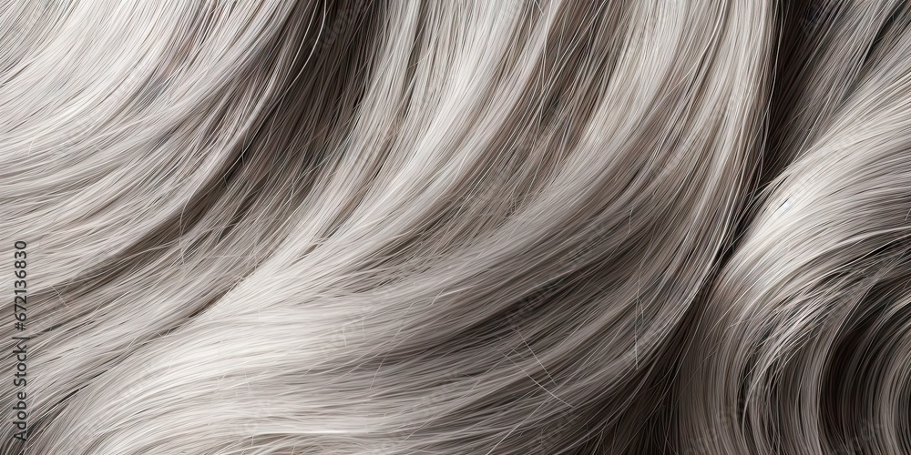 Naklejka premium Elegant textured designs. Exploring modern abstract hair in white and grey tones. Artistic textile textures. Abstract for backdrops