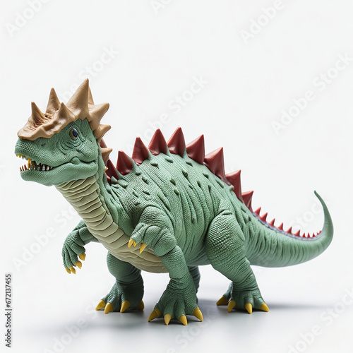 Dinosaur Toy isolated on White Background