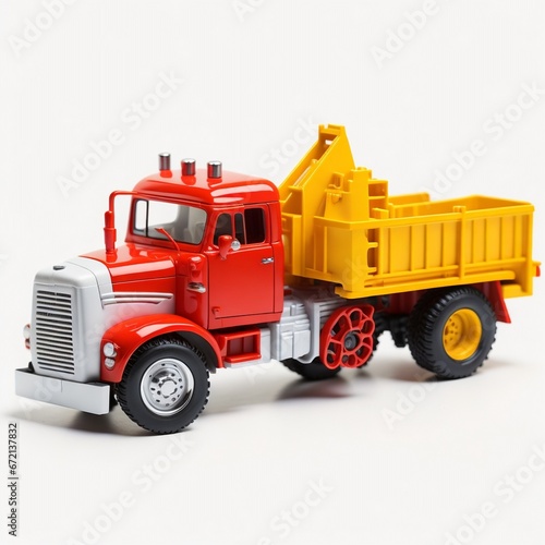 Truck Toy isolated on White Background