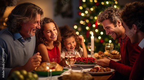 A simple way to describe the concept of a family together Christmas celebration is the idea of spending time and celebrating with loved ones during the holiday season