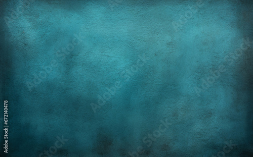 Abstract dark blue green wall background texture, textured banner