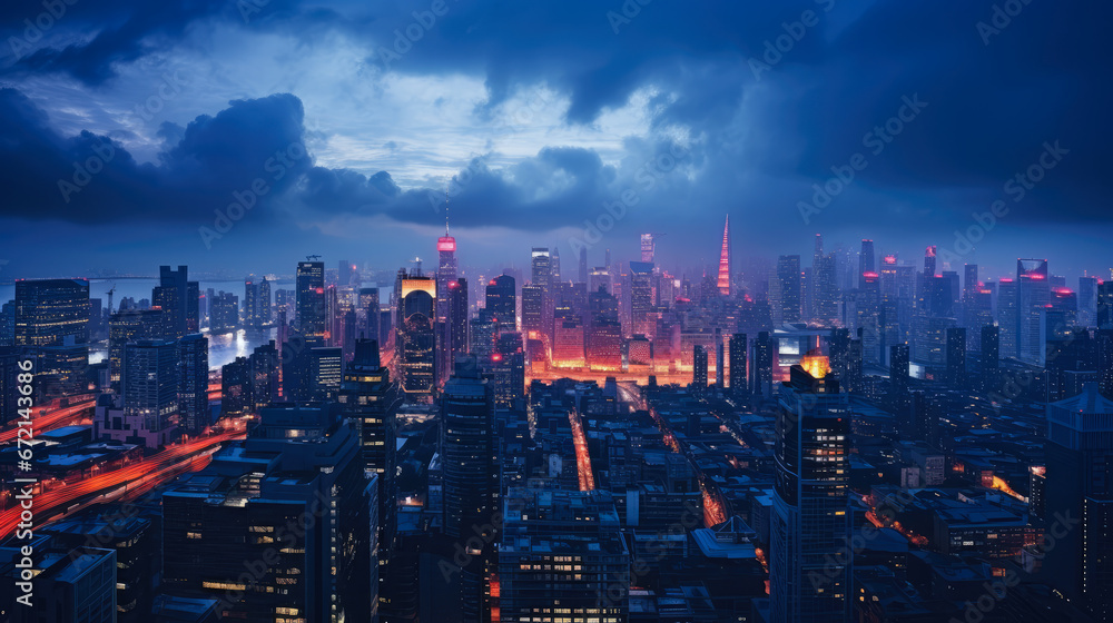 Fototapeta premium Beautiful Cityscape 