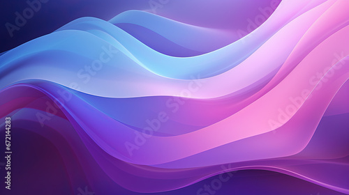 abstract background with purple and blue waves. Created with Ai