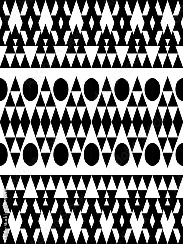 Geometric ethnic pattern a seamless vector background black and white texture graphic modern pattern fabric pattern wallpaper background