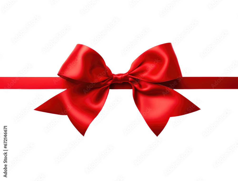 Fototapeta premium christmas ribbon gift decoration