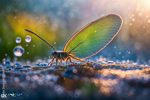 butterfly on the meadow © feroooz arts