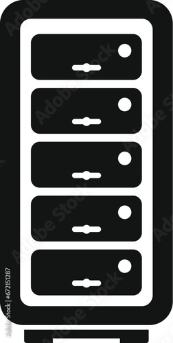 Office money safe icon simple vector. Business credit. Wallet money funds