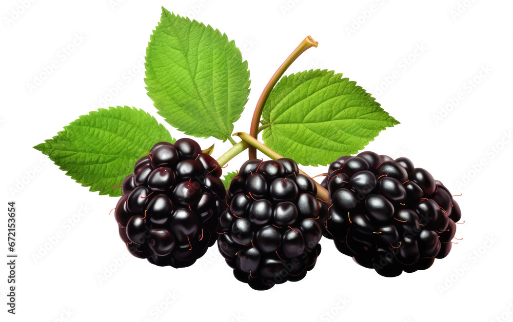 Berrylicious Delight The Flavorful World of Blackberries on White or PNG Transparent Background. Berrylicious Delight The Flavorful World of Blackberries on White or PNG Transparent Background.