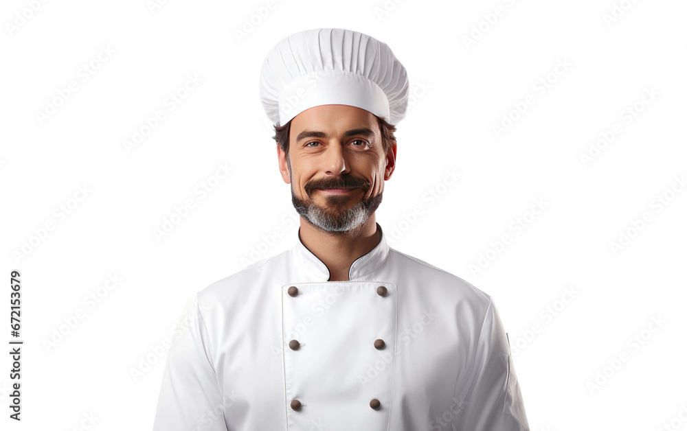 Master of Flavors The Expertise of a Male Chef on White or PNG Transparent Background. Master of Flavors The Expertise of a Male Chef on White or PNG Transparent Background.