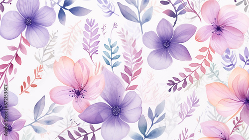 watercolor painting of a flower background