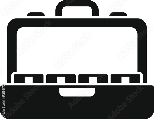 Safe money case icon simple vector. Monetary unit cash. Finance credit
