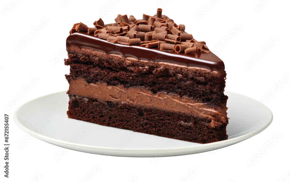Indulgent Sweetness Navigating the Temptation of Chocolate Cake on White or PNG Transparent Background. Indulgent Sweetness Navigating the Temptation of Chocolate Cake on White or PNG Transparent Background.