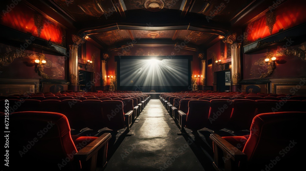 interior of a cinema hall