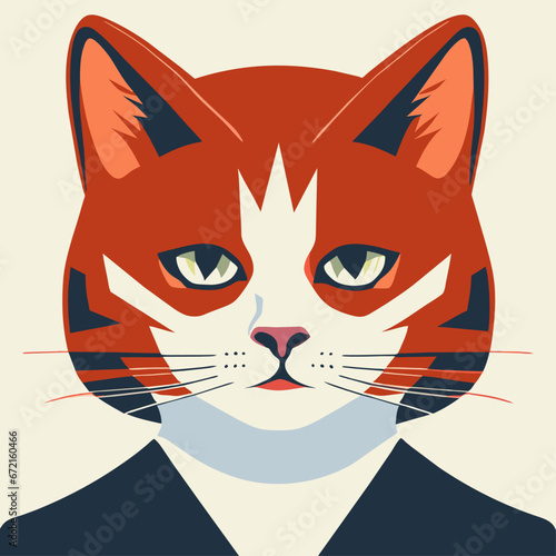 Fotografi David Bowie cat