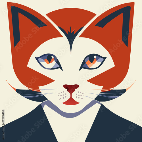 Fotografi David Bowie cat