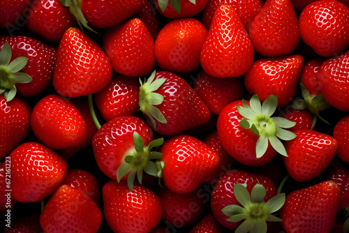 Strawberry background. High-resolution