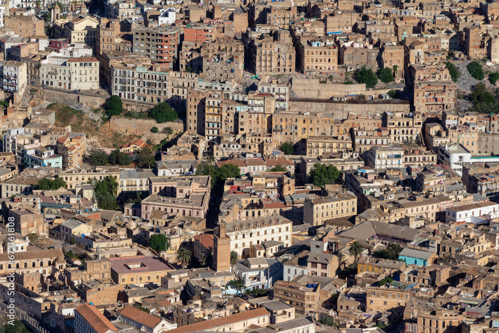 Beautiful cityscape of Oran, Algeria.