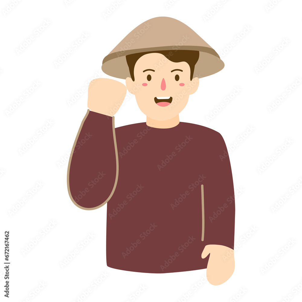national farmer's day celebration illustration national farmer's day celebration illustration