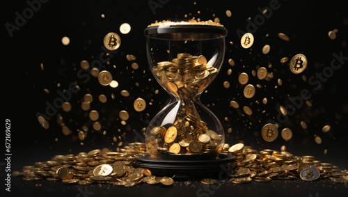 The idea that time is money, along with bitcoin, 
