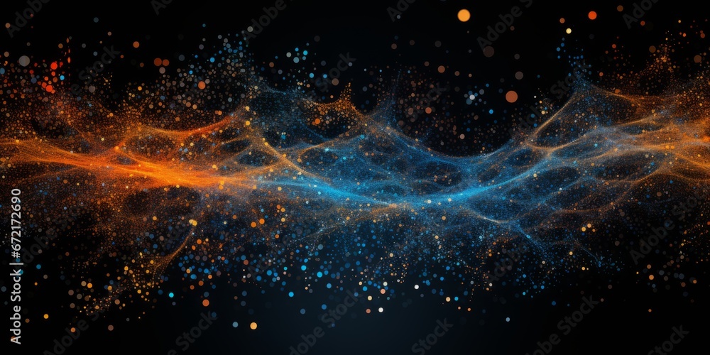 Abstract background with sound waves, AI generated Abstract background with sound waves, AI generated