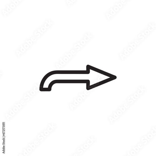  Arrow icon collection. Arrow flat style isolated, stock vector. Arrow flat vector icon.    