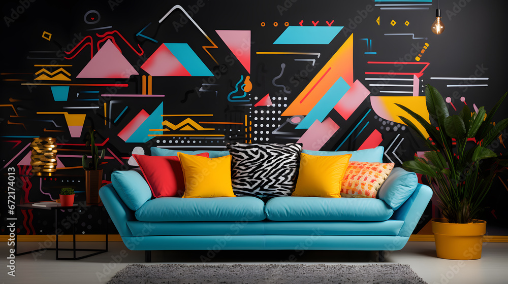 Transporting you back to the neon-soaked nights of the '80s, this retro