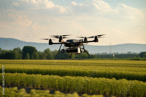 Efficient Agrotech  Automation in Modern Farming with Drones and Machine Learning