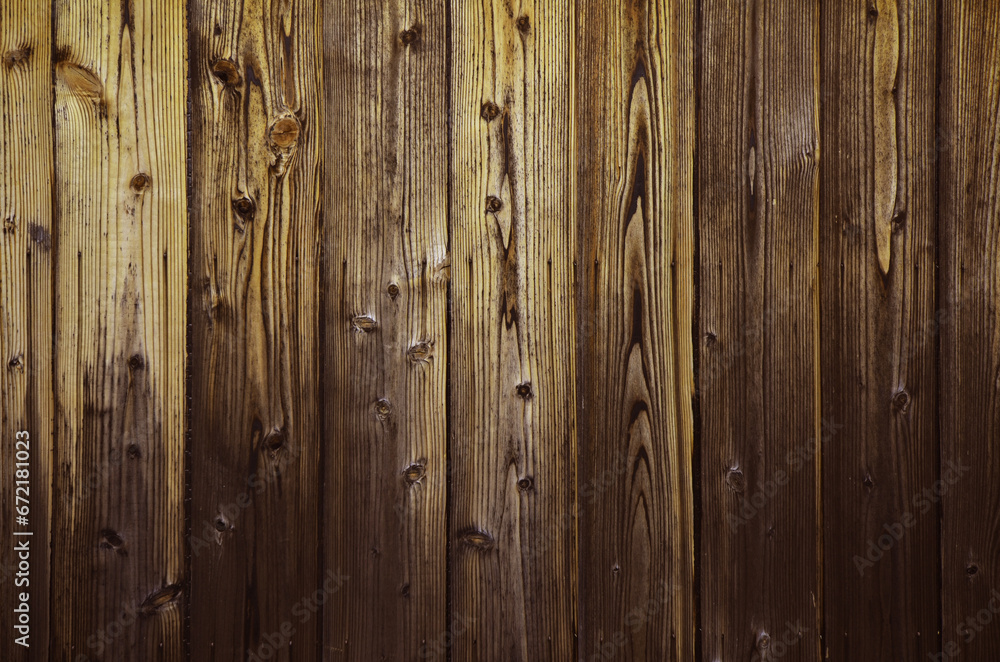 Obraz premium Vintage wooden wall background. Natural wood texture for design.