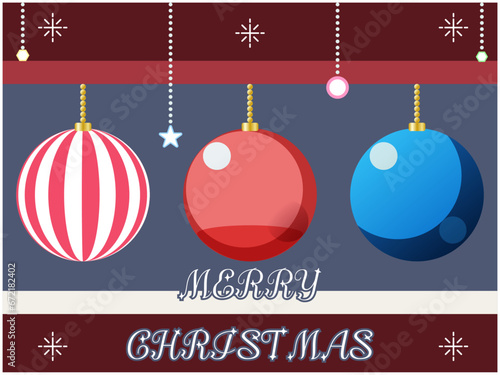 クリスマスオーナメントイラスト
