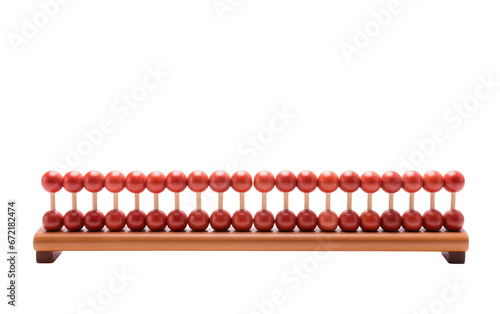 Historic Abacus for Calculation on Transparent Background