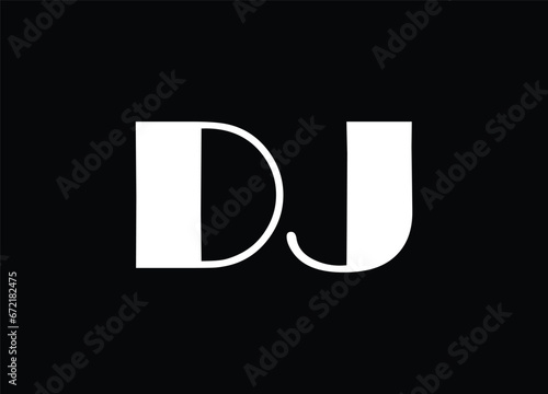 Free Download DJ letter logo and monogram logo - GFXLoad