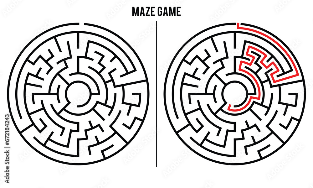 Advanced Circular Maze Puzzle Game And Solution Advanced Circular Maze Puzzle Game And Solution