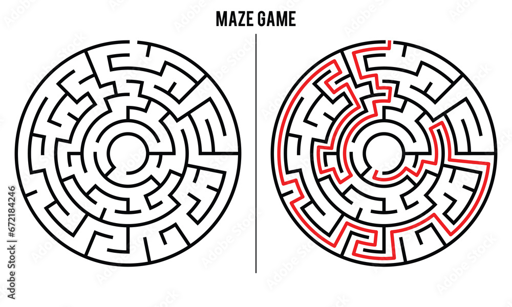 Advanced Circular Maze Puzzle Game And Solution Advanced Circular Maze Puzzle Game And Solution