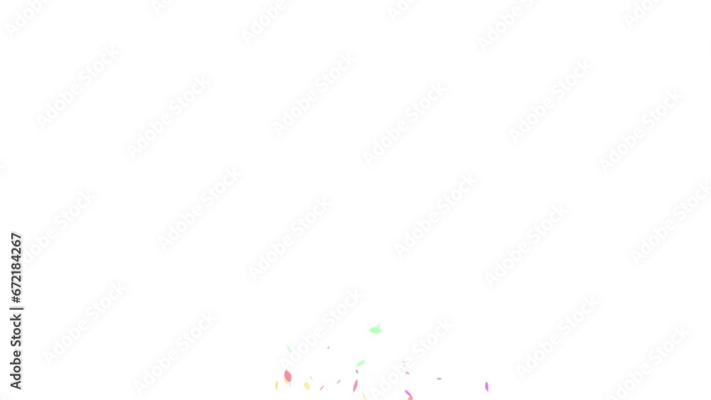 Confetti. With Alpha Matte Channel. Confetti. With Alpha Matte Channel.