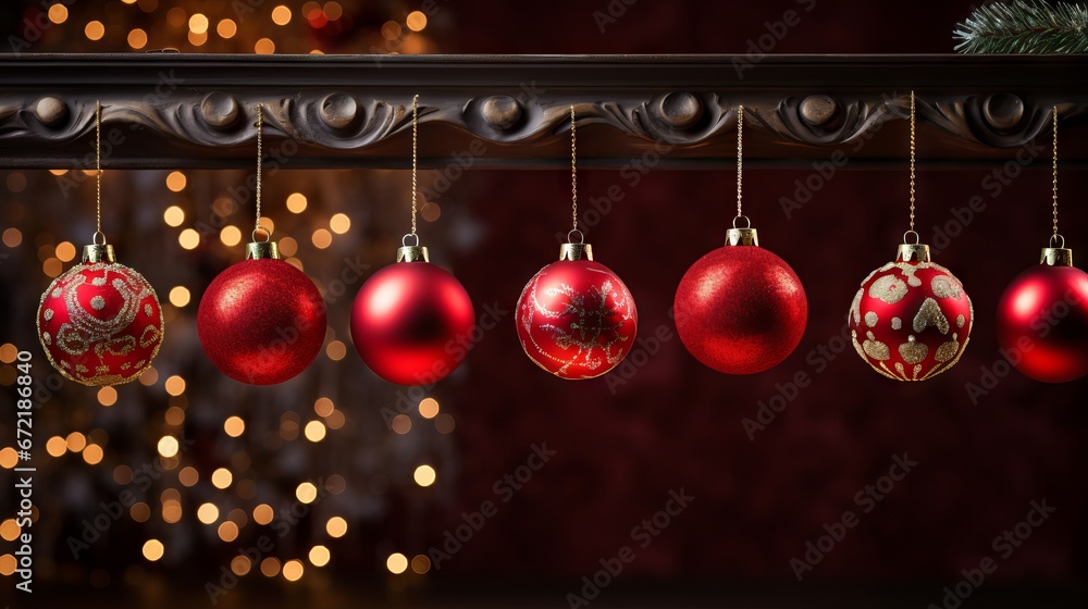 New year celebration with sparkling Christmas ornaments on blurred lighting background New year celebration with sparkling Christmas ornaments on blurred lighting background