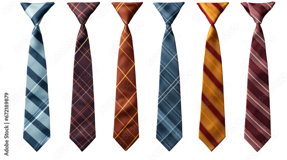 Set of Colored Ties Set of Colored Ties