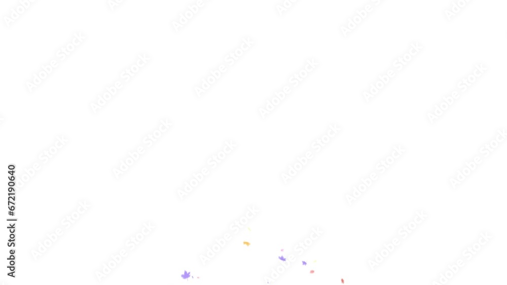 Confetti. With Alpha Matte Channel. Confetti. With Alpha Matte Channel.