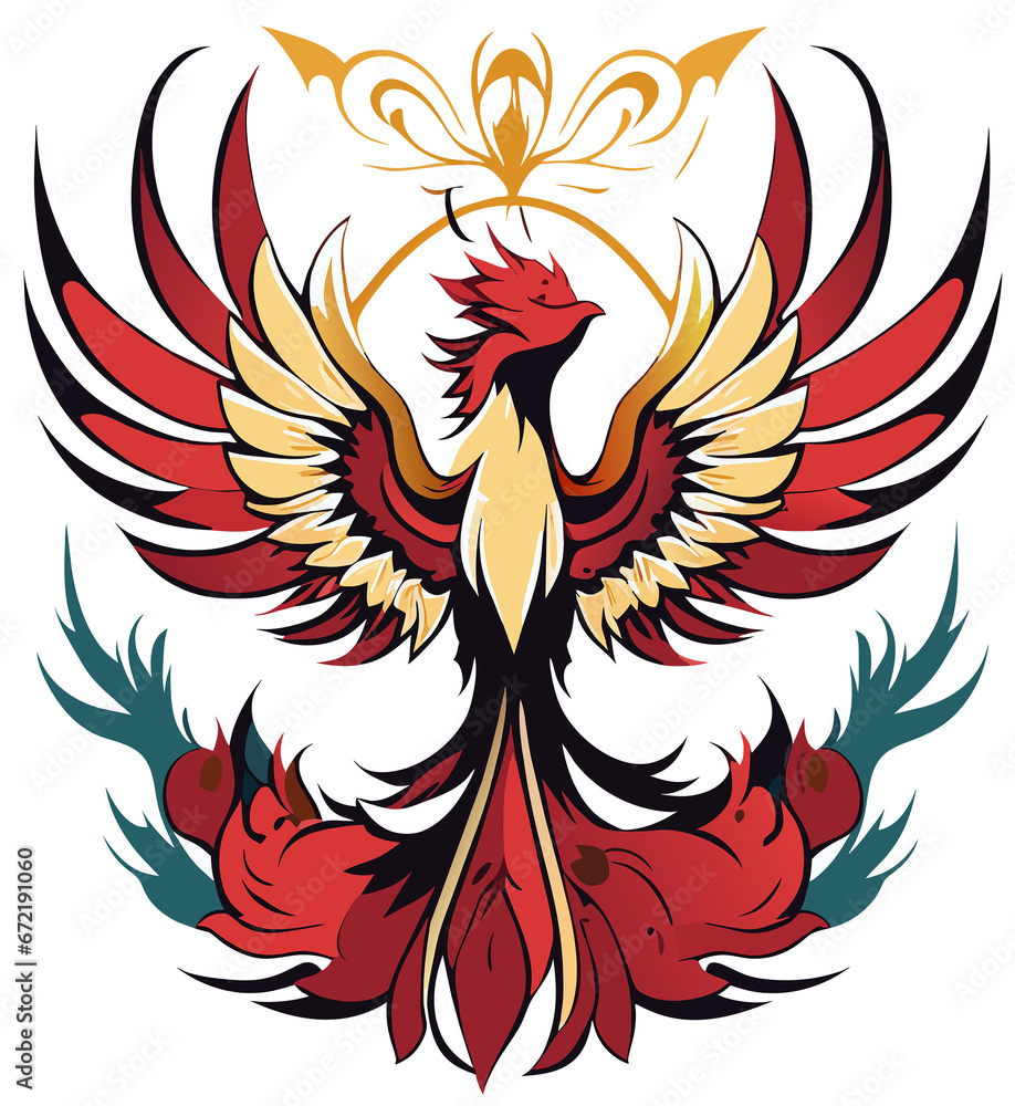 Fototapeta premium tattoo of the bird