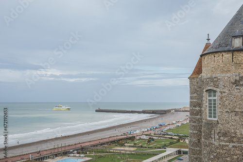 Dieppe, port town on the coast in Normandy