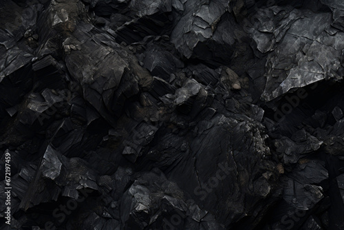 Fondo oscuro de piedra carbonizada.