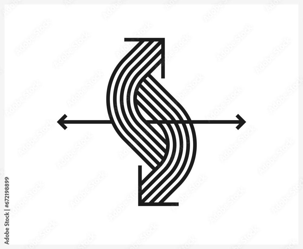 Concept Arrows Vector Logo Isolated On White Double Arrows Symbol concept-arrows-vector-logo-isolated-on-white-double-arrows-symbol