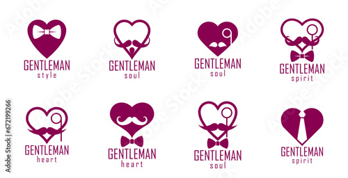 Gentleman hearts vector ico...