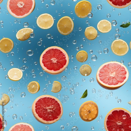 Fresh fruits seamless pattern for wallpaper endless picture, beautiful ripe fruits, nutriology diet