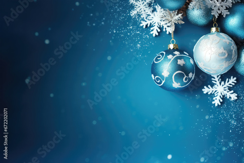 color christmas ball on background