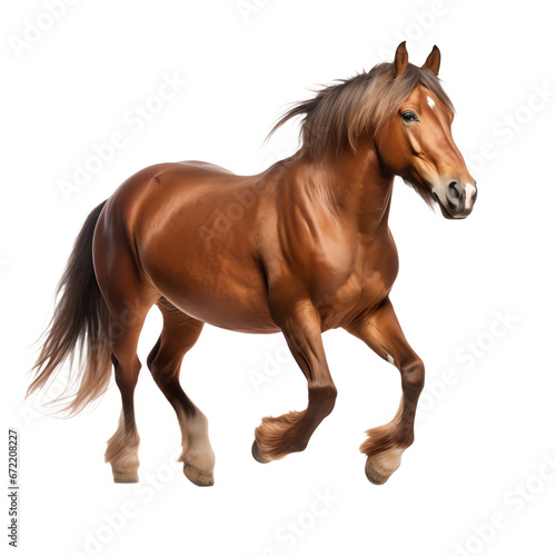 a horse running on a black background