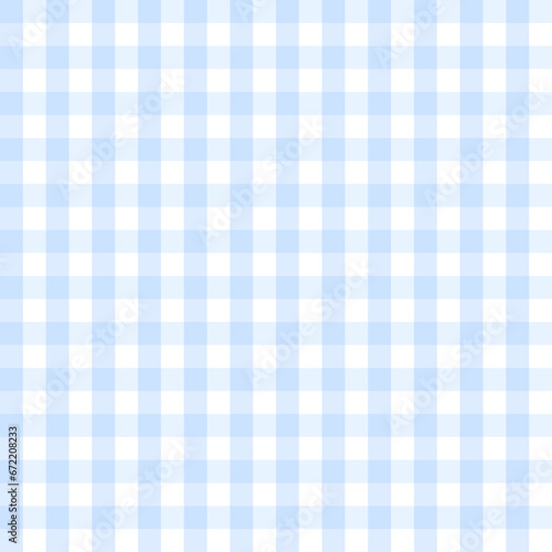 Checked seamless pattern baby blue vector