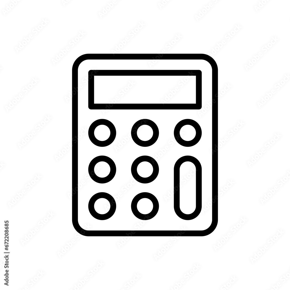 Calculator icon vector. Savings, finances sign isolated on white, economy concept, Trendy Flat style for graphic design, Web site, UI. Calculator icon vector. Savings, finances sign isolated on white, economy concept, Trendy Flat style for graphic design, Web site, UI.